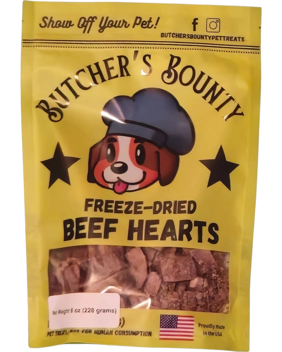 Freeze Dried Beef Hearts