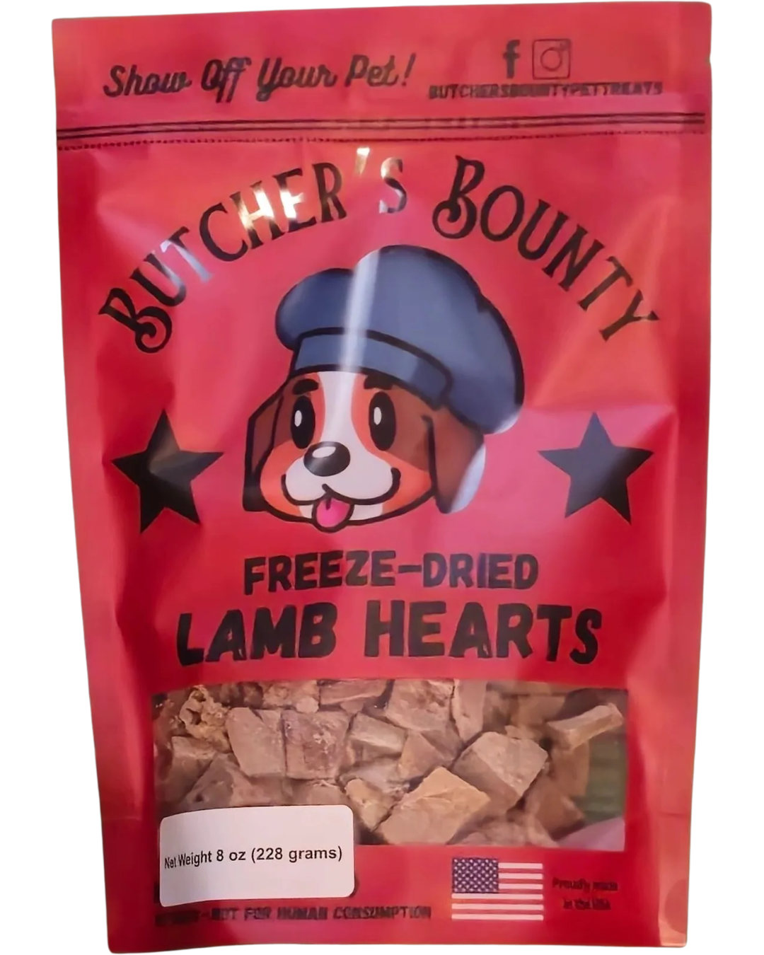 Freeze Dried Lamb Hearts