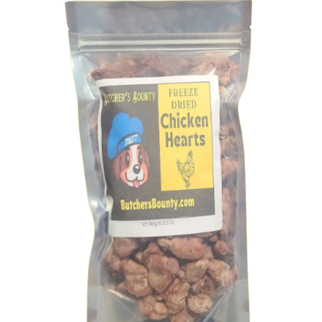 Freeze Dried Chicken Hearts