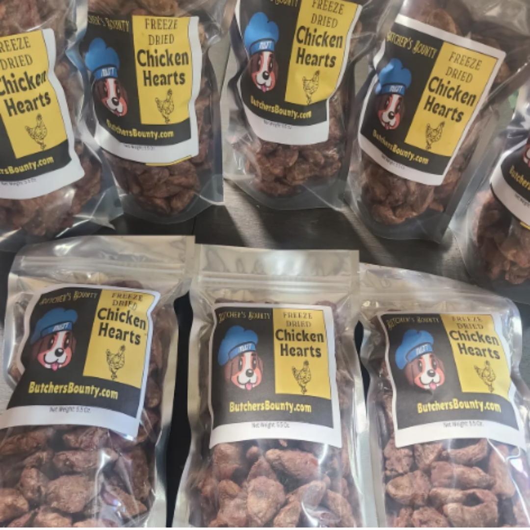 Freeze Dried Chicken Hearts