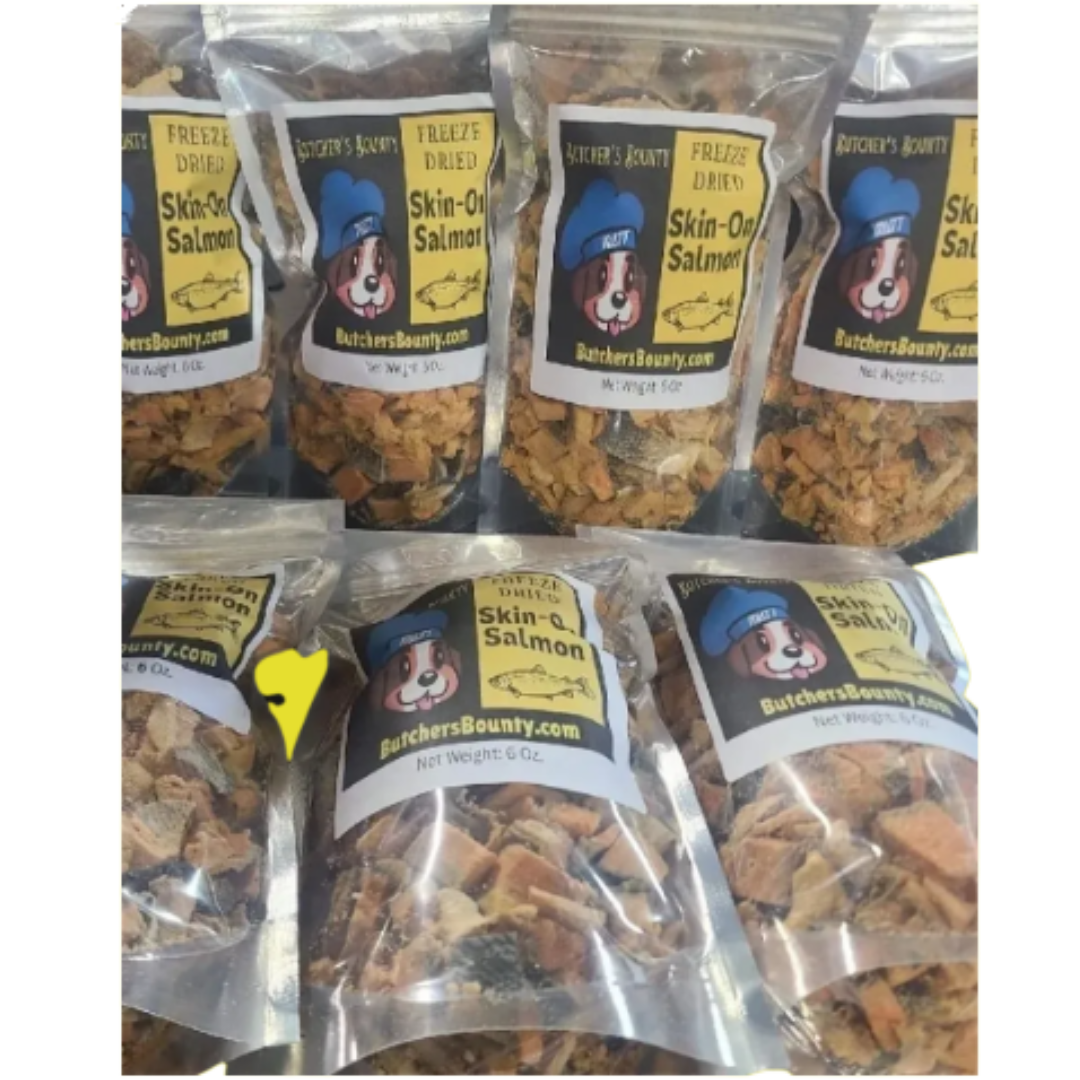 Freeze Dried Skin-On Salmon