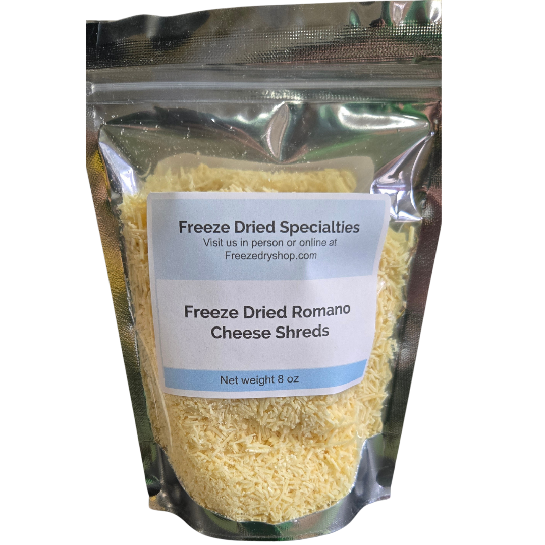 Freeze Dried Romano Cheese Shreds