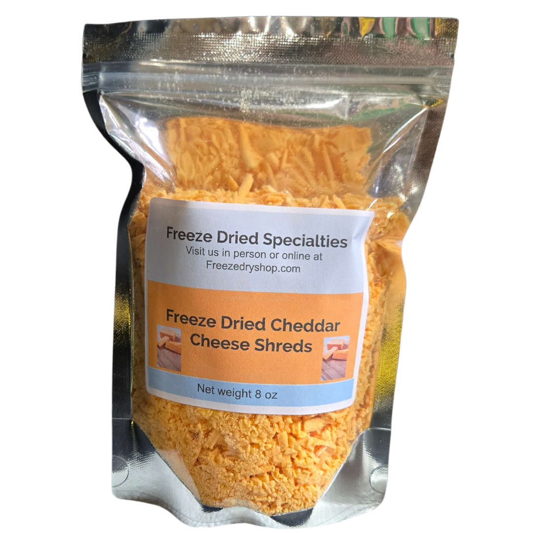 Freeze Dried Cheddar Cheese Shreds