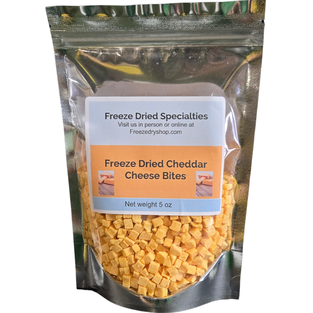 Freeze Dried Cheddar Cheese Bites
