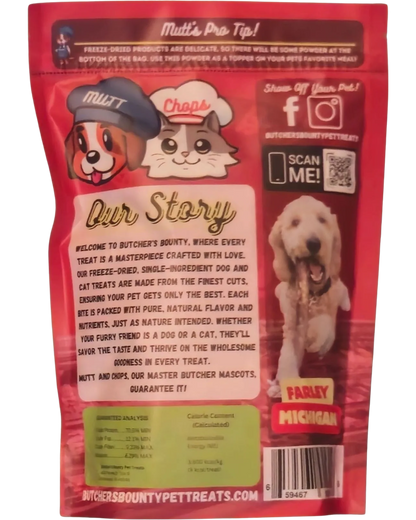 Freeze-Dried Pork Hearts