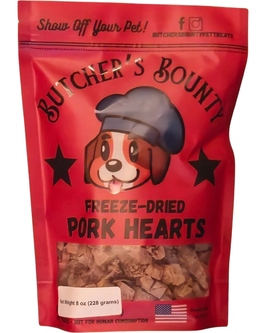 Freeze-Dried Pork Hearts