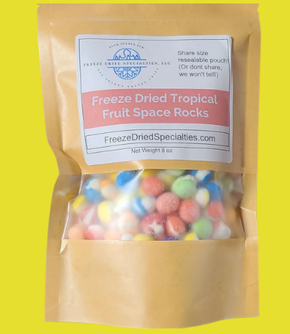 Freeze Dried Tropical Fruit Space Rocks