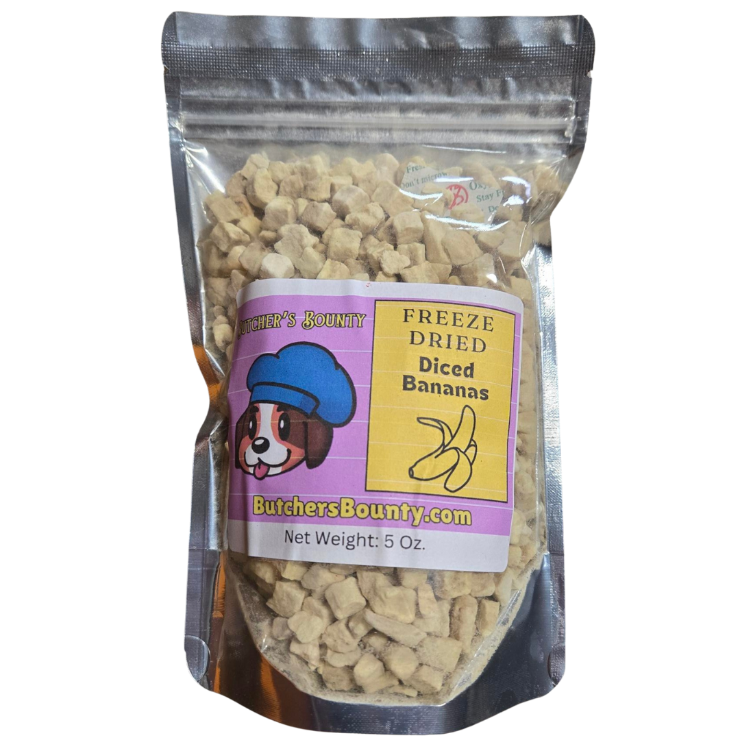Freeze-Dried Diced Bananas